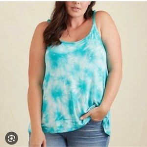 Torrid Turquoise Tank Top -Size 6